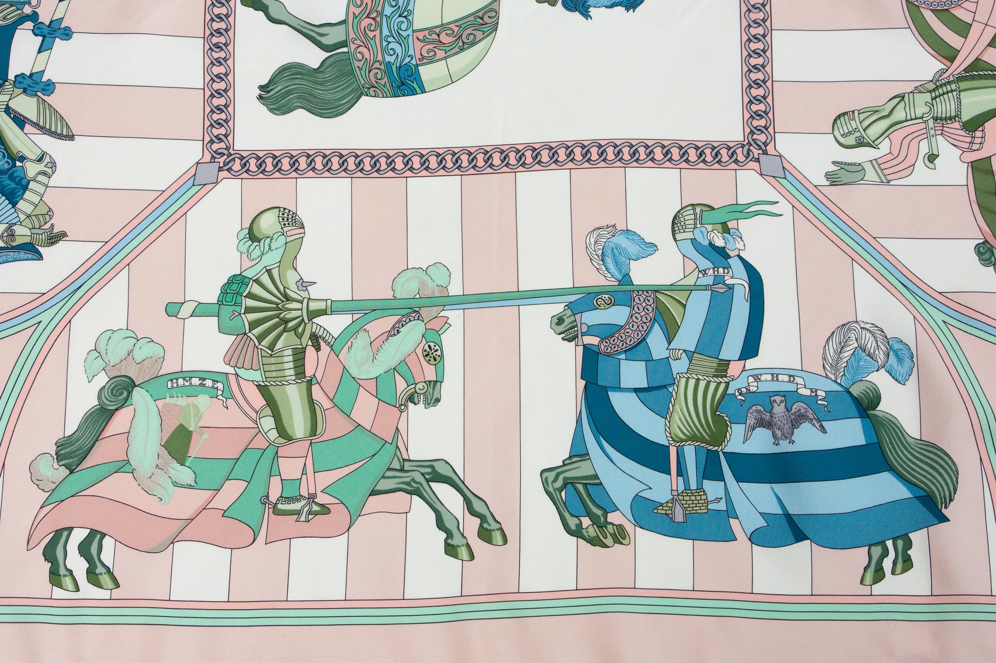 Three Hermès 90cm Silk Scarves