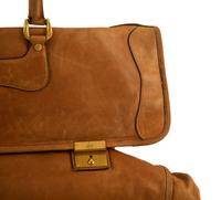 Two Bottega Veneta Suitcases and a Gucci Leather Garment Bag