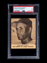 A 1960 Kahn's Weiners Roberto Clemente Baseball Card (PSA 1.5 FAIR)