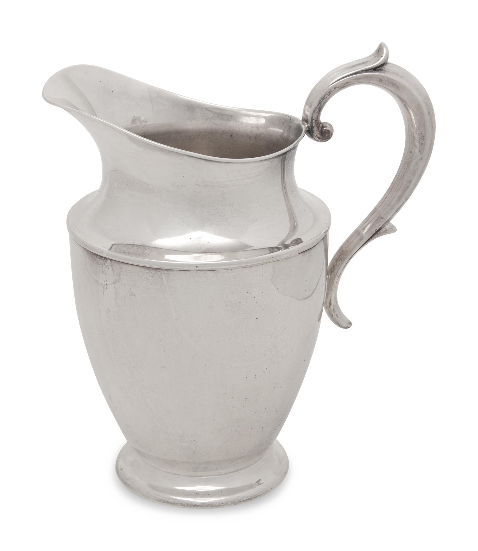 An American Silver Water Pitcher