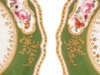 A Pair of Coalport Porcelain Dessert Plates