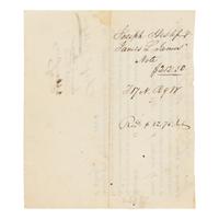 DOUGLAS, Stephen Arnold (1813-1861). A group of 14 documents and letters relating to Douglas's legal and political career, ca 1834-1857, comprising: