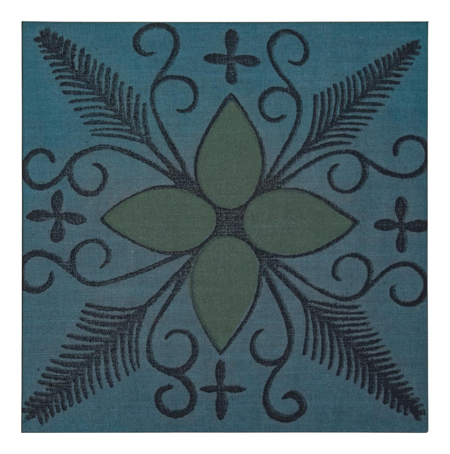 Milwaukee WPA Handicraft Project Blockprinted Textile Sample Book, 1940s