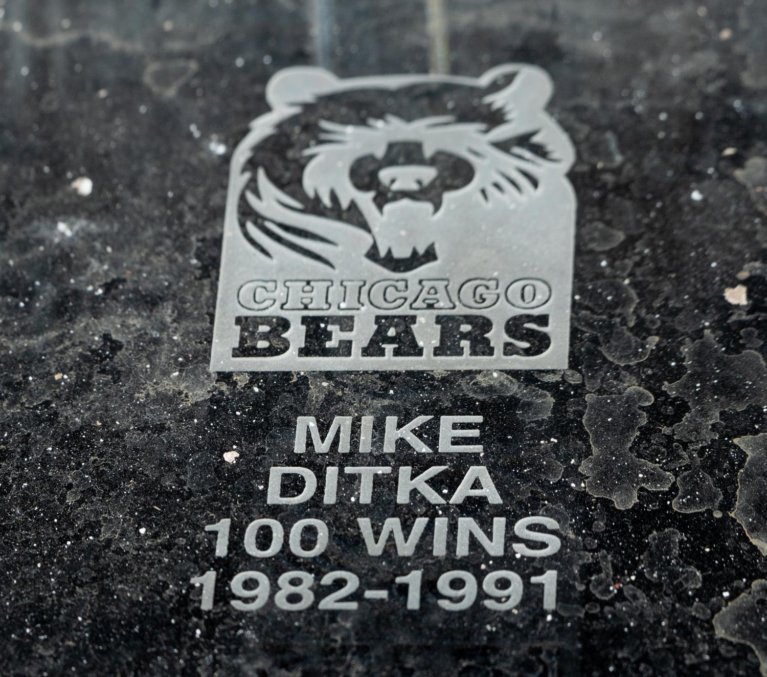 A 1991 Chicago Bears Trophy Awarded to Mike Ditka for 100 Career Coaching Wins Formerly Displayed at Mike Ditka's Restaurant