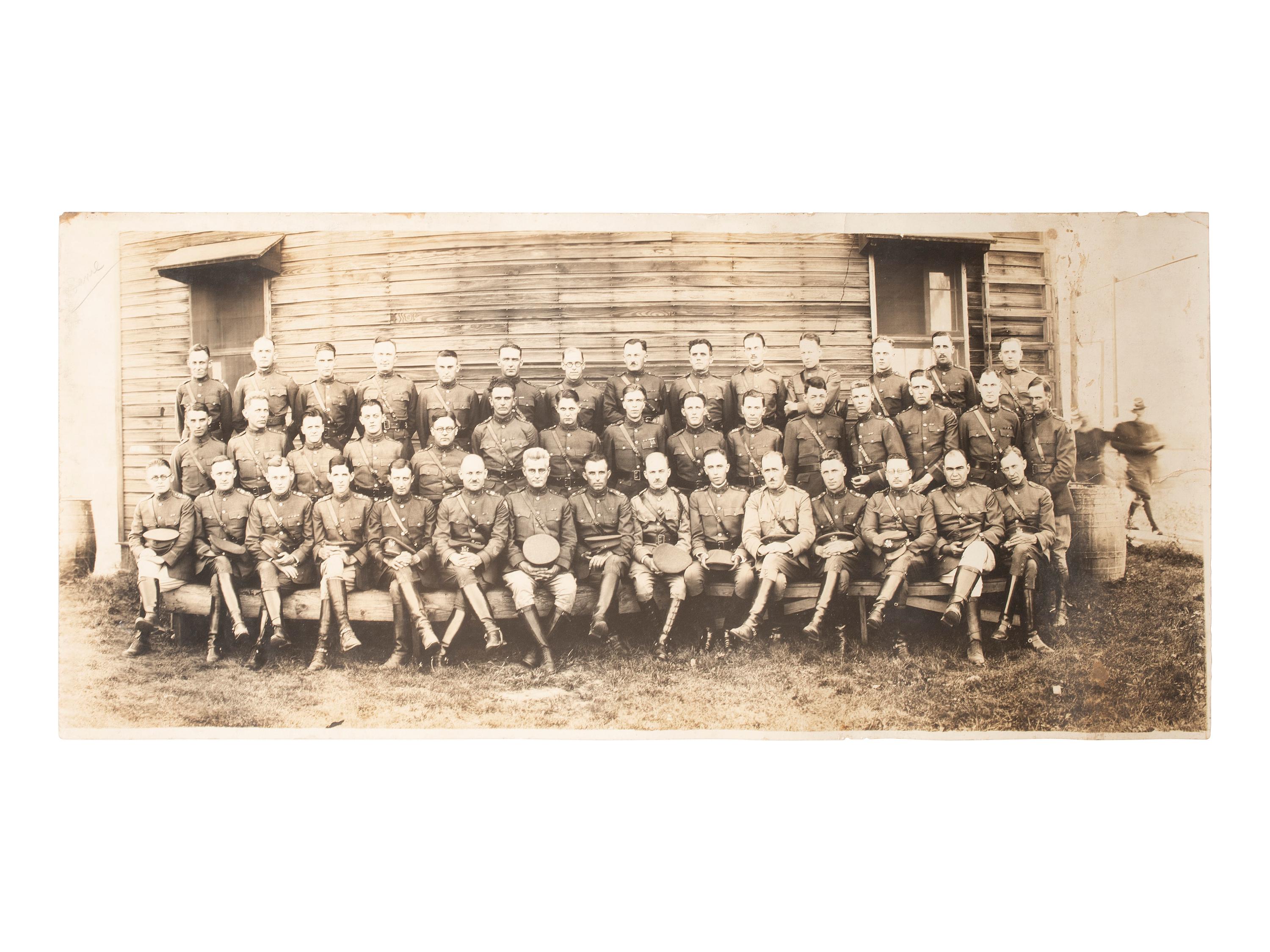 [WORLD WARS]. Archive featuring WWI photo album with scarce photographs from the Russian front.