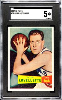 A Group of 1957 Topps Hall of Fame Rookie Basketball Cards