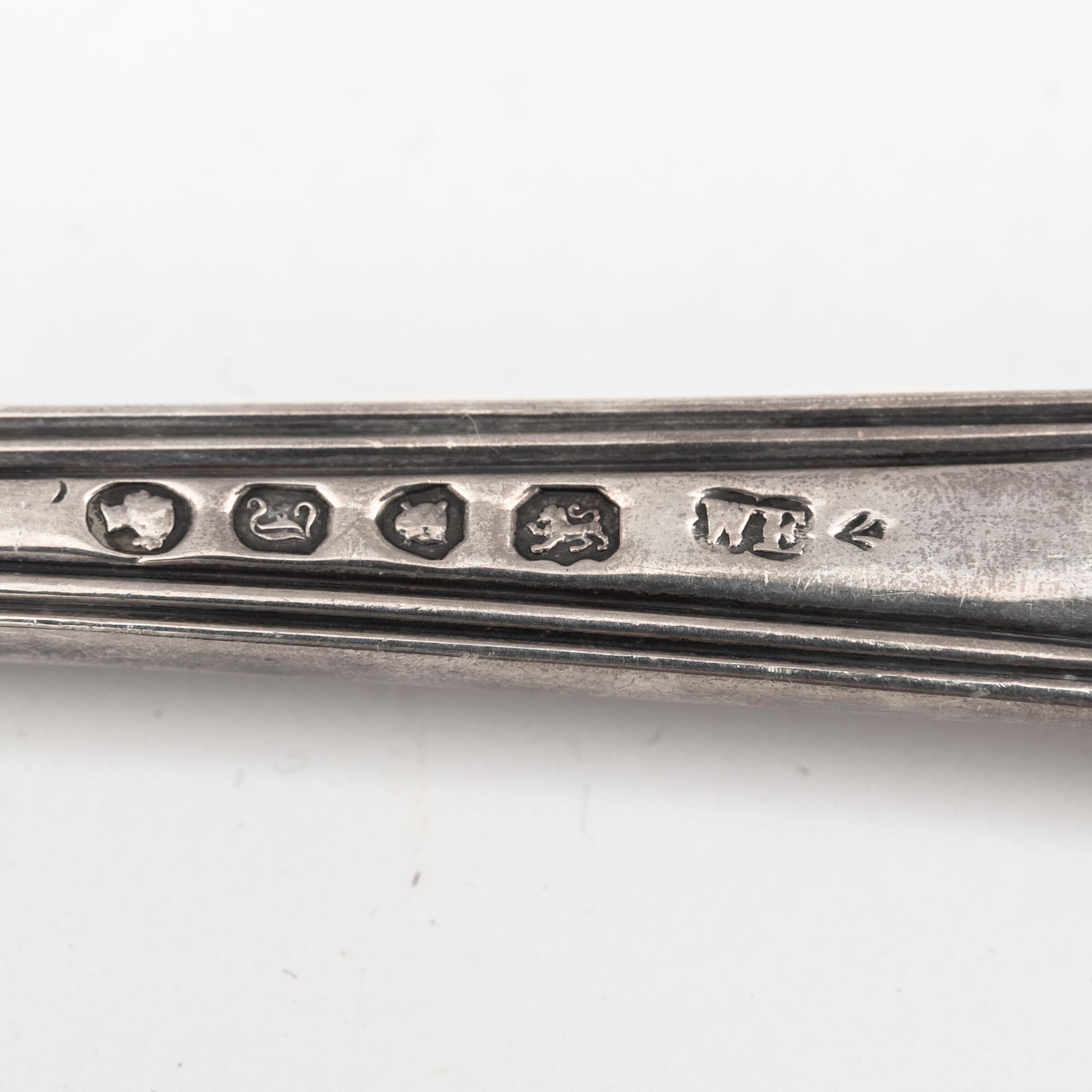 Two Victorian Silver Punch Ladles