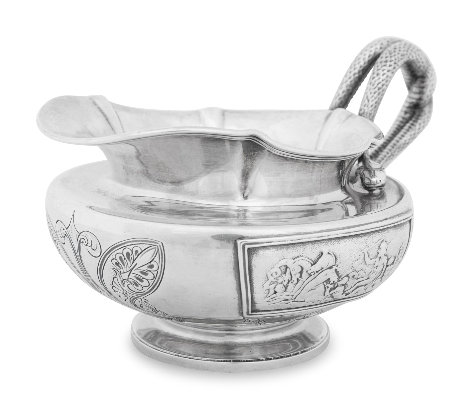 An American Silver Creamer