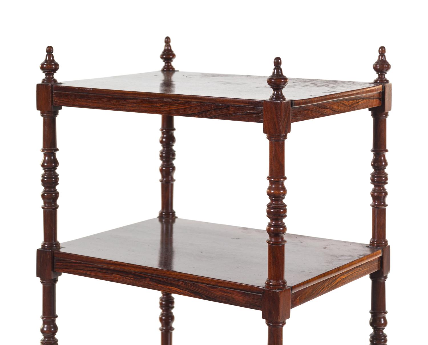 A Regency Rosewood Étagère