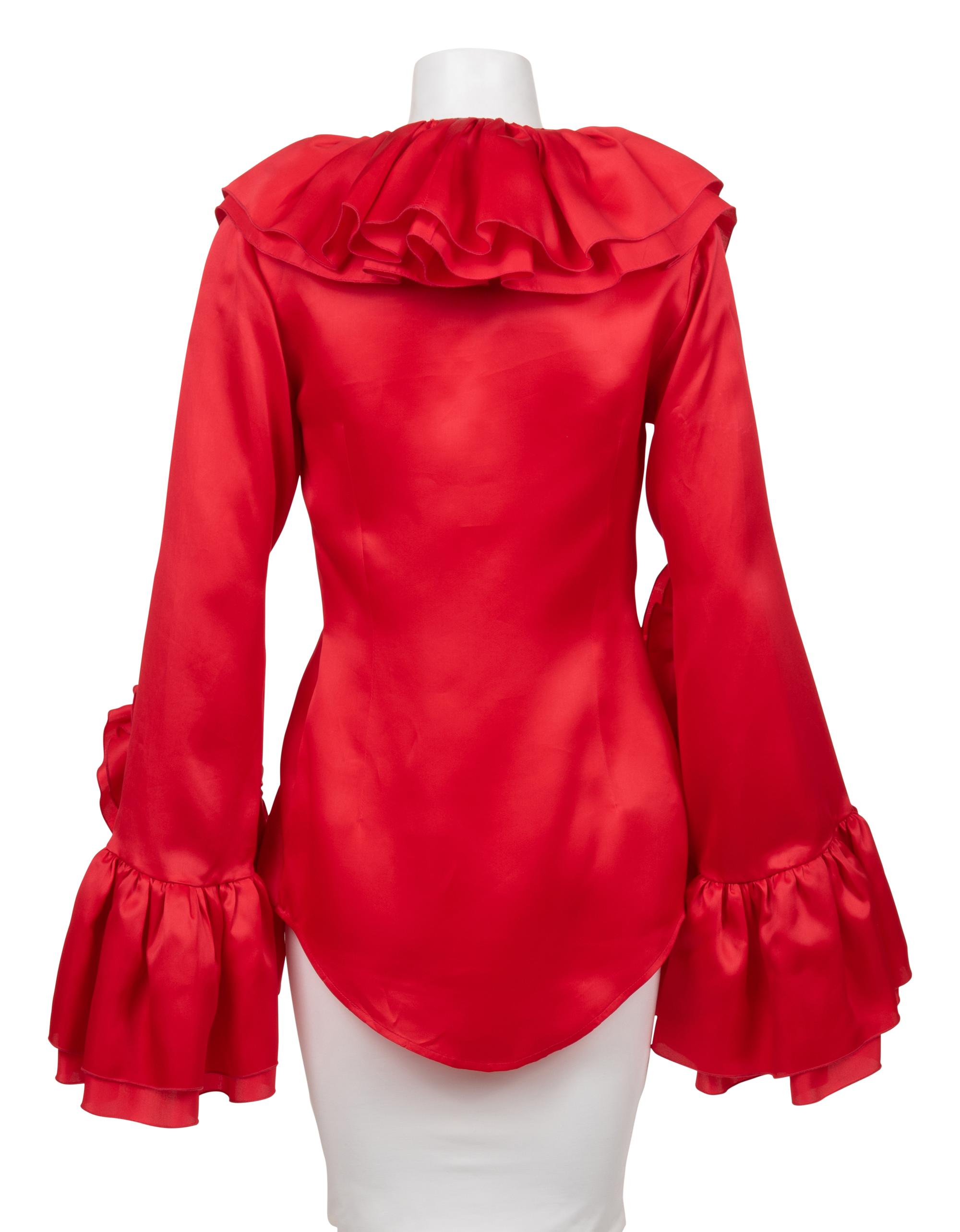 Givenchy Ruffled Blouse, 1990-2000s