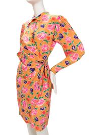 Four Designer Dresses: One Hanae Mori, Two Ungaro, One Givenchy, 1980-90s