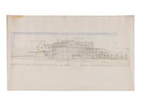 CAREY, Jesse Claude "Carey" (1917-1994). A group of original architectural drawings, blue prints, and plans, comprising drawings and printed plans of: