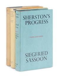 SASSOON, Siegfried (1886-1967). [Sherston trilogy]. Memoirs of a Fox-Hunting Man . 1928. -- Memoirs of an Infantry Officer . 1930. -- Sherston's Progress . 1936. London: Faber & Gwyer; Faber & Faber.