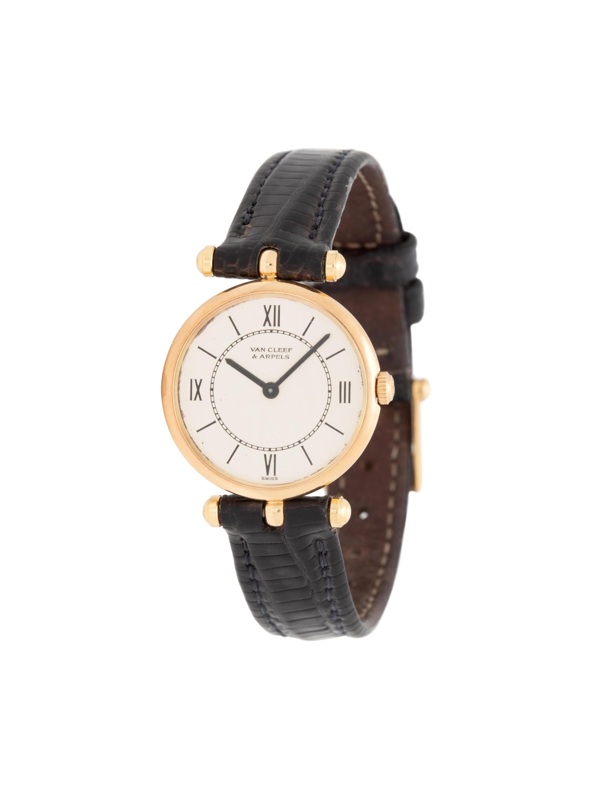 VAN CLEEF & ARPELS, 18K YELLOW GOLD WRISTWATCH