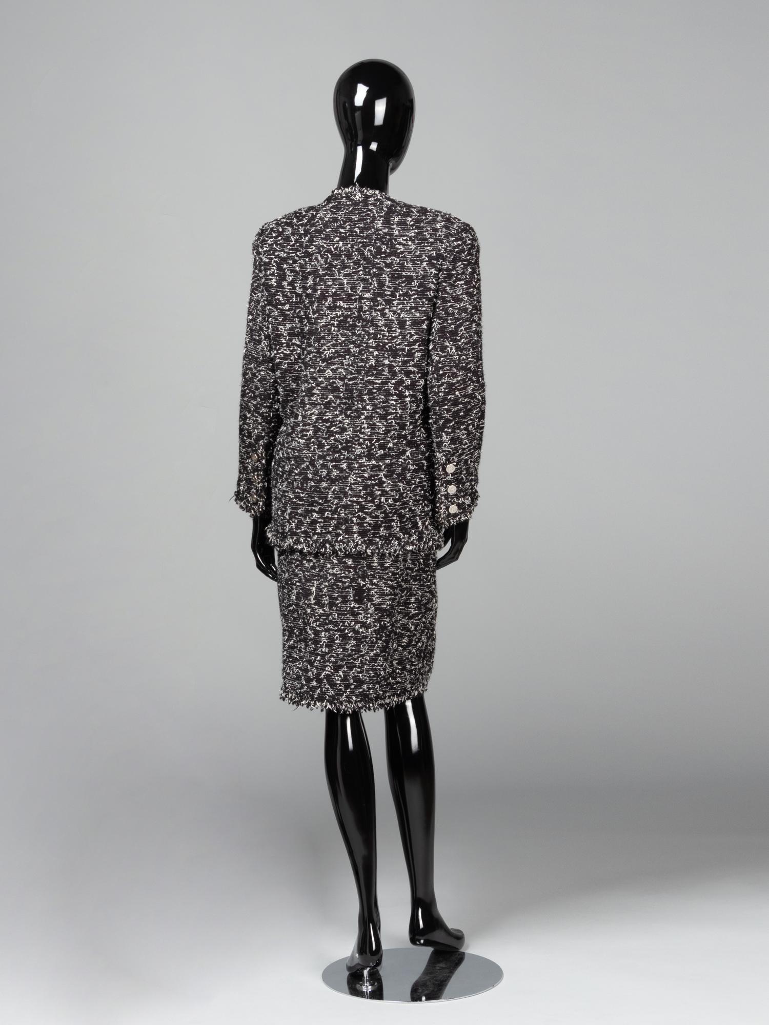Chanel Haute Couture Two-Piece Tweed Skirt Suit, c. 2005