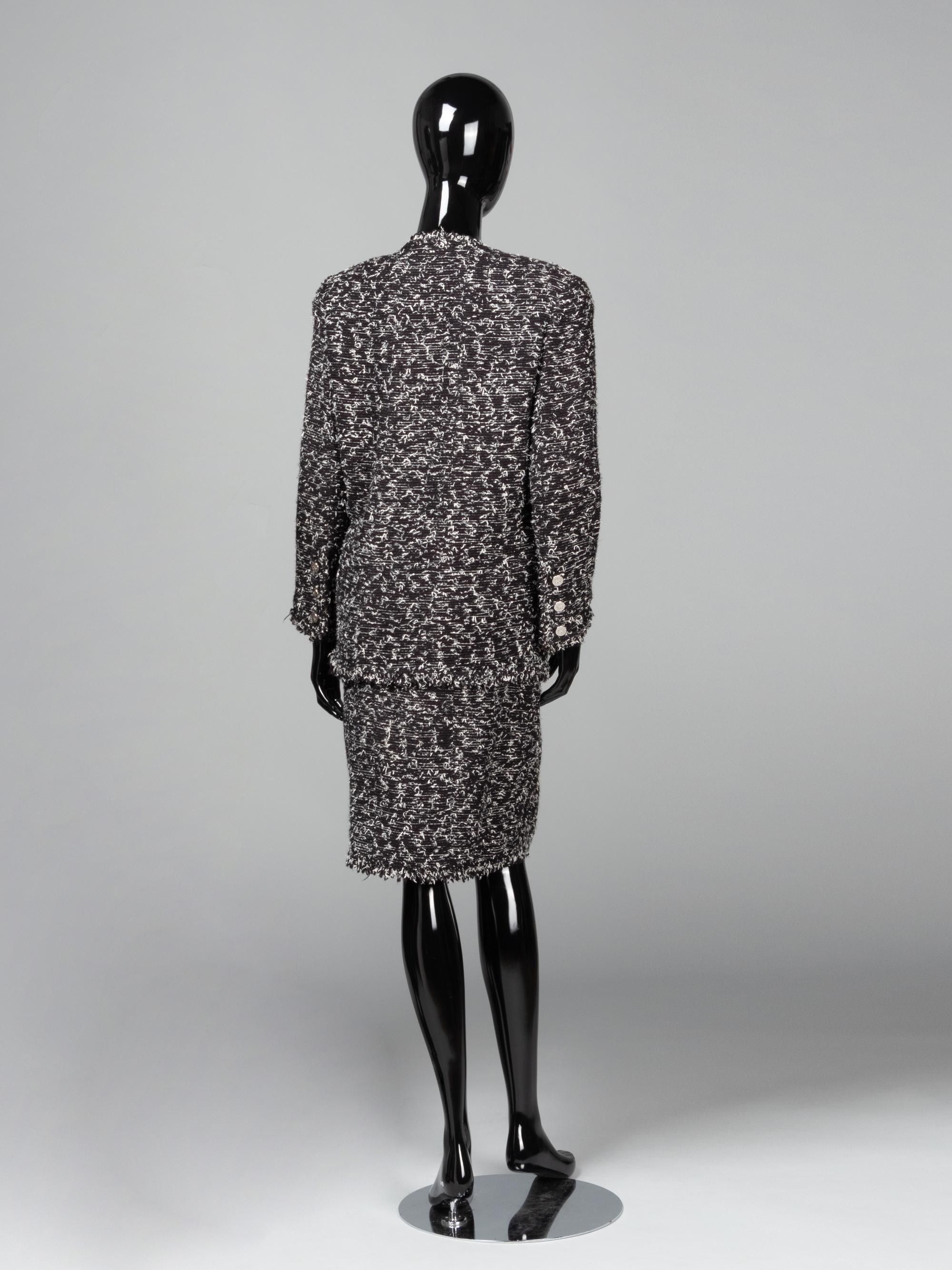 Chanel Haute Couture Two-Piece Tweed Skirt Suit, c. 2005