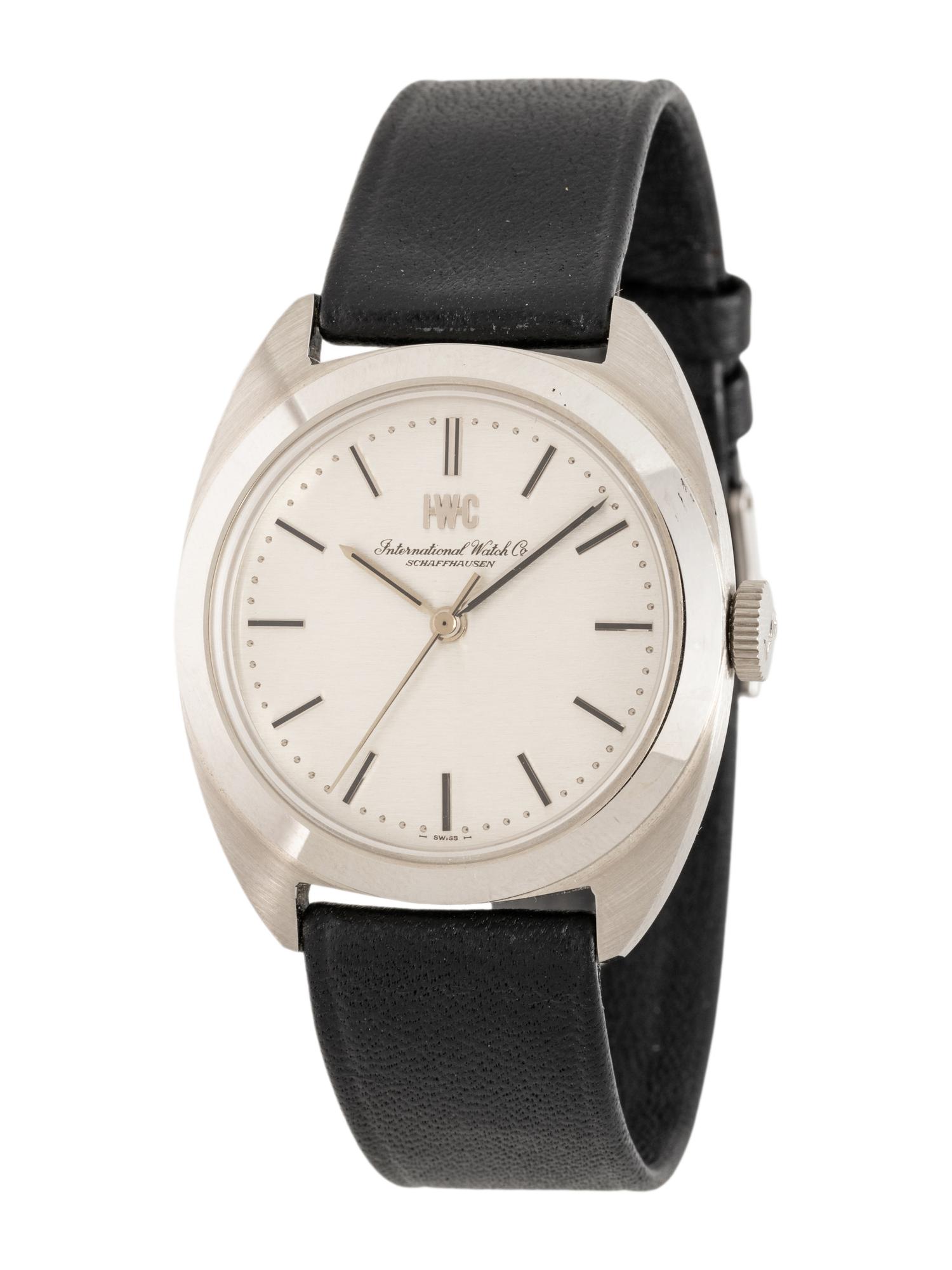 IWC, STAINLESS STEEL WATCH WITH IWC BUCKLE