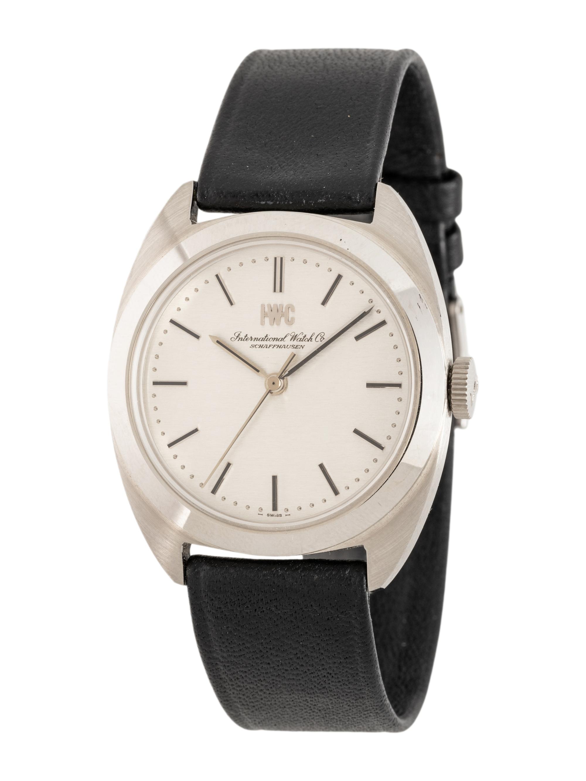 IWC, STAINLESS STEEL WATCH WITH IWC BUCKLE