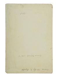 [NATIVE AMERICANS]. 3 cabinet cards highlighted by image of Osage Chiefs incl. Bigheart by Parsons.