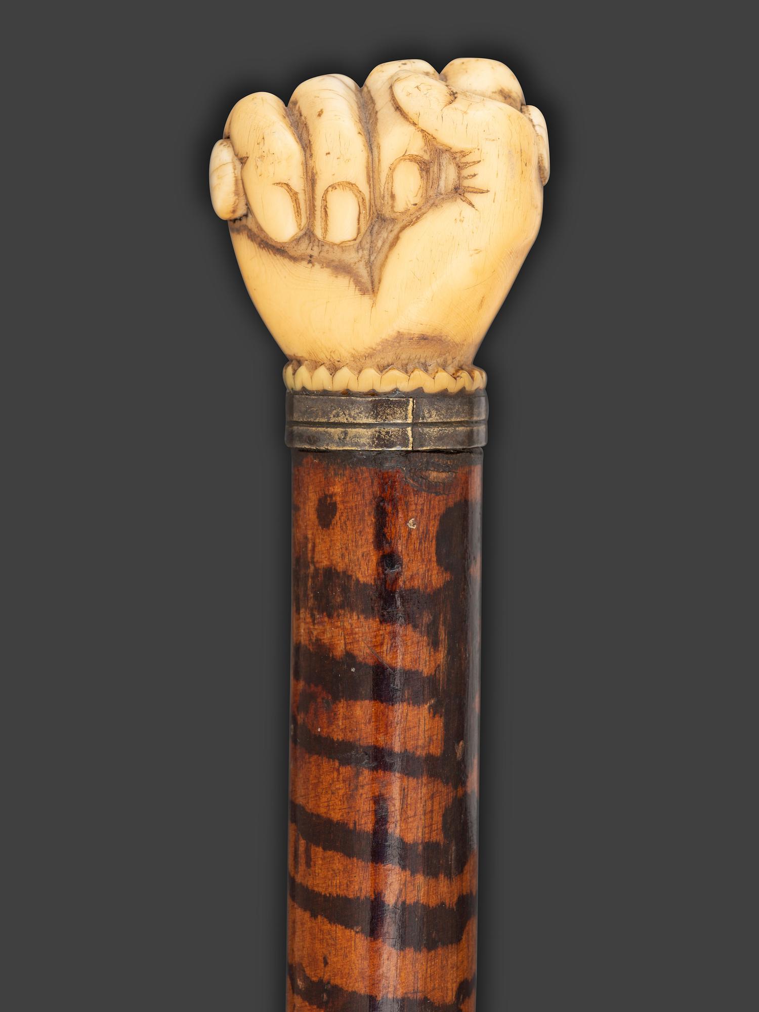 A Folk Art Cane with Friendship Head