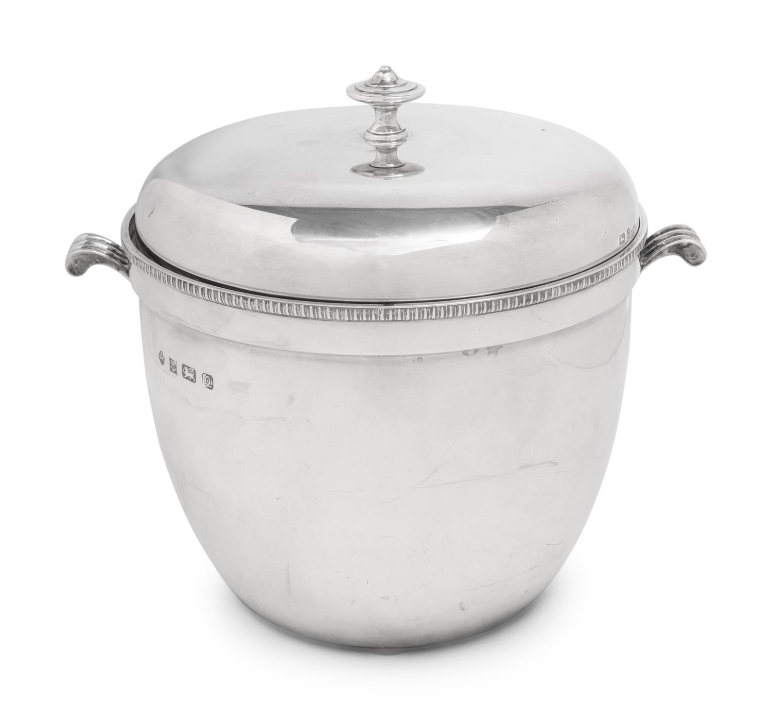 An English Silver Ice Bucket