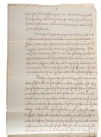 [CONTINENTAL CONGRESS] -- [HAMILTON, Alexander (1755-1804)]. [HOLTEN, Dr. Samuel (1738-1816).] Dr. Samuel Holten's personal copy of the Report of a Committee to the Continental Congress on a Military Peace Establishment, [1783].