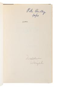 BENCHLEY, Peter (1940-2006). Jaws . Garden City, NY: Doubleday & Company, Inc., 1974.