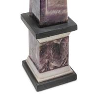 A Pair of Grand Tour Style Hardstone Obelisks