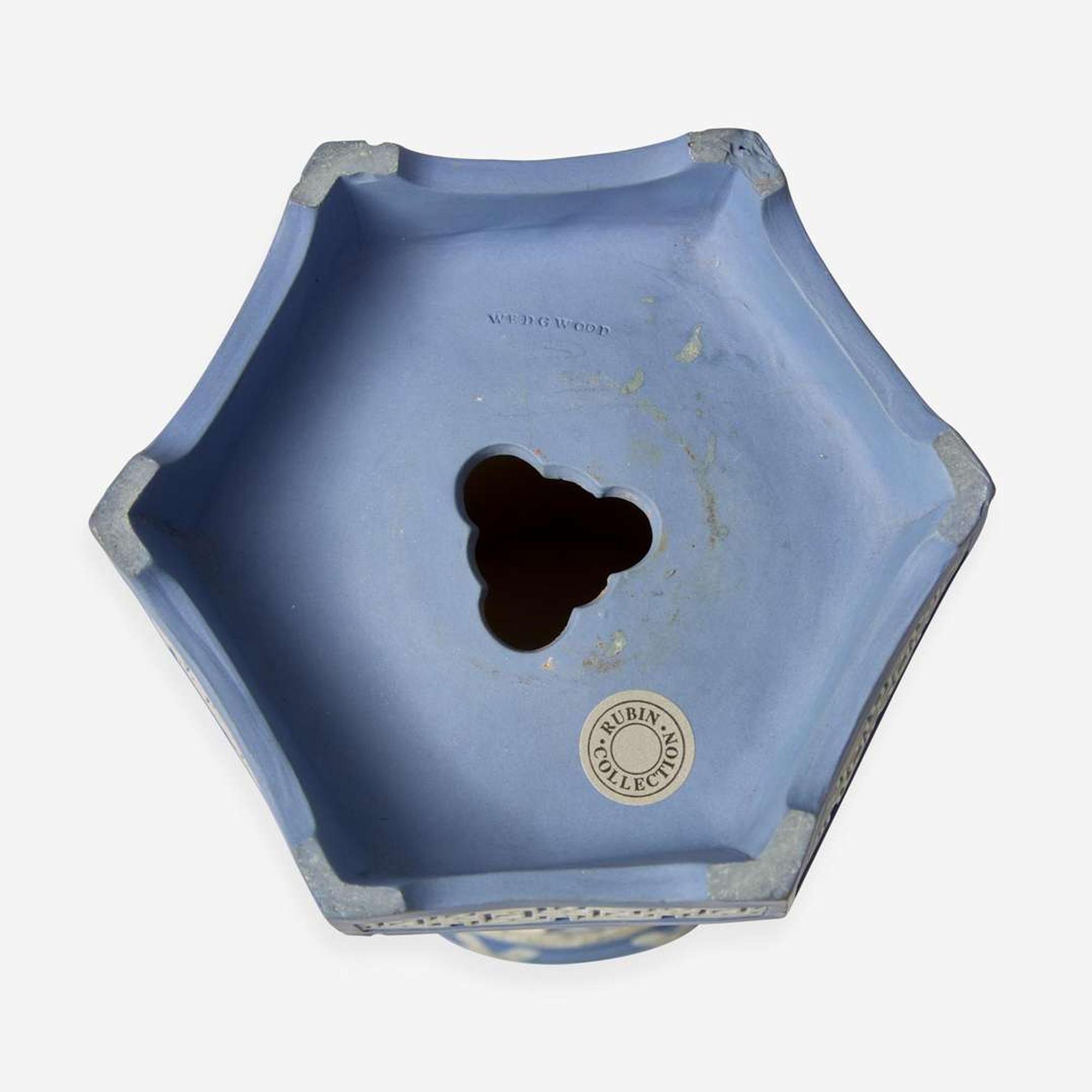 A Wedgwood Jasperware Column-Form Lamp Base UK, circa 1820