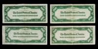 A Collection of Four United States 1934-G $1,000 Federal Reserve Notes