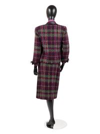 Chanel Plaid Skirt Suit, 1980s
