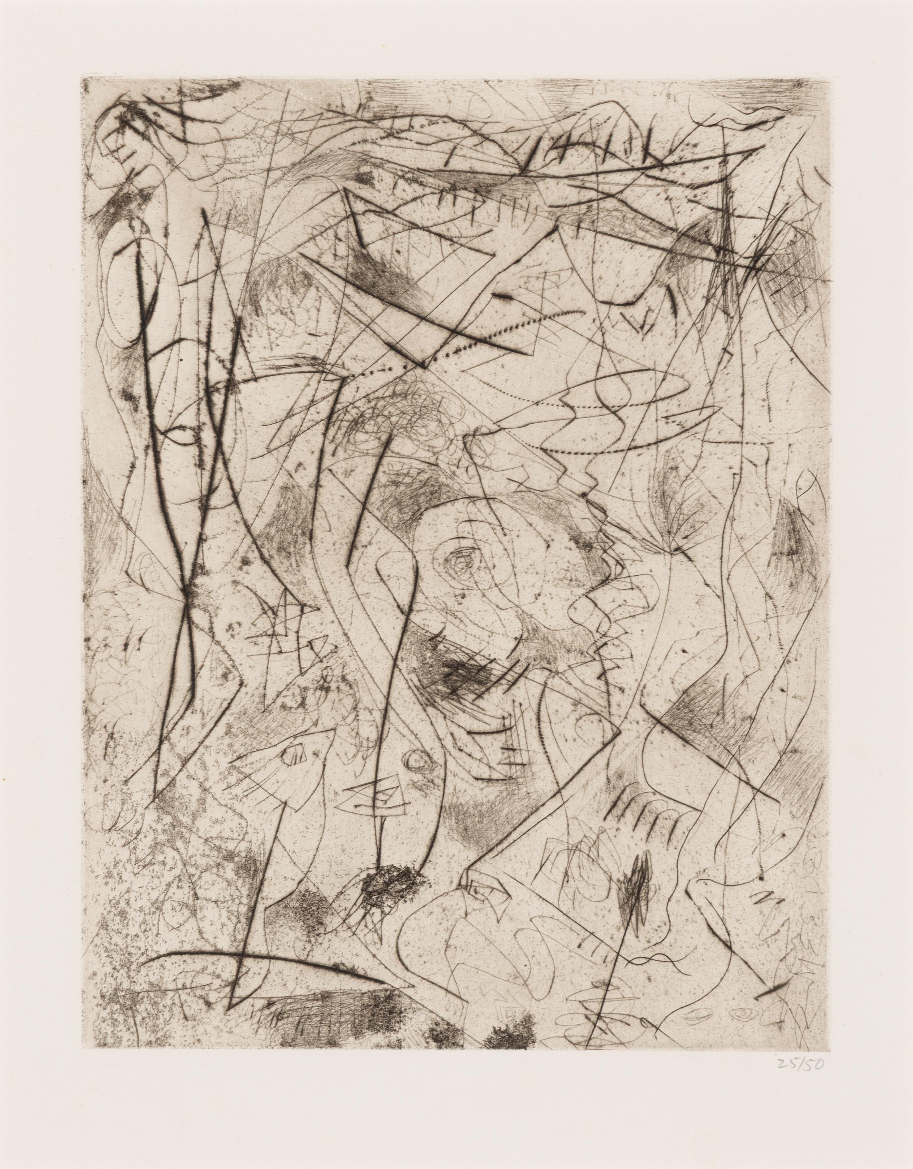 Jackson Pollock (American, 1912-1956) — Untitled , 1944-45; printed 1967
