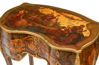 A Louis XV Style Gilt Bronze Mounted Vernis Martin Dressing Table