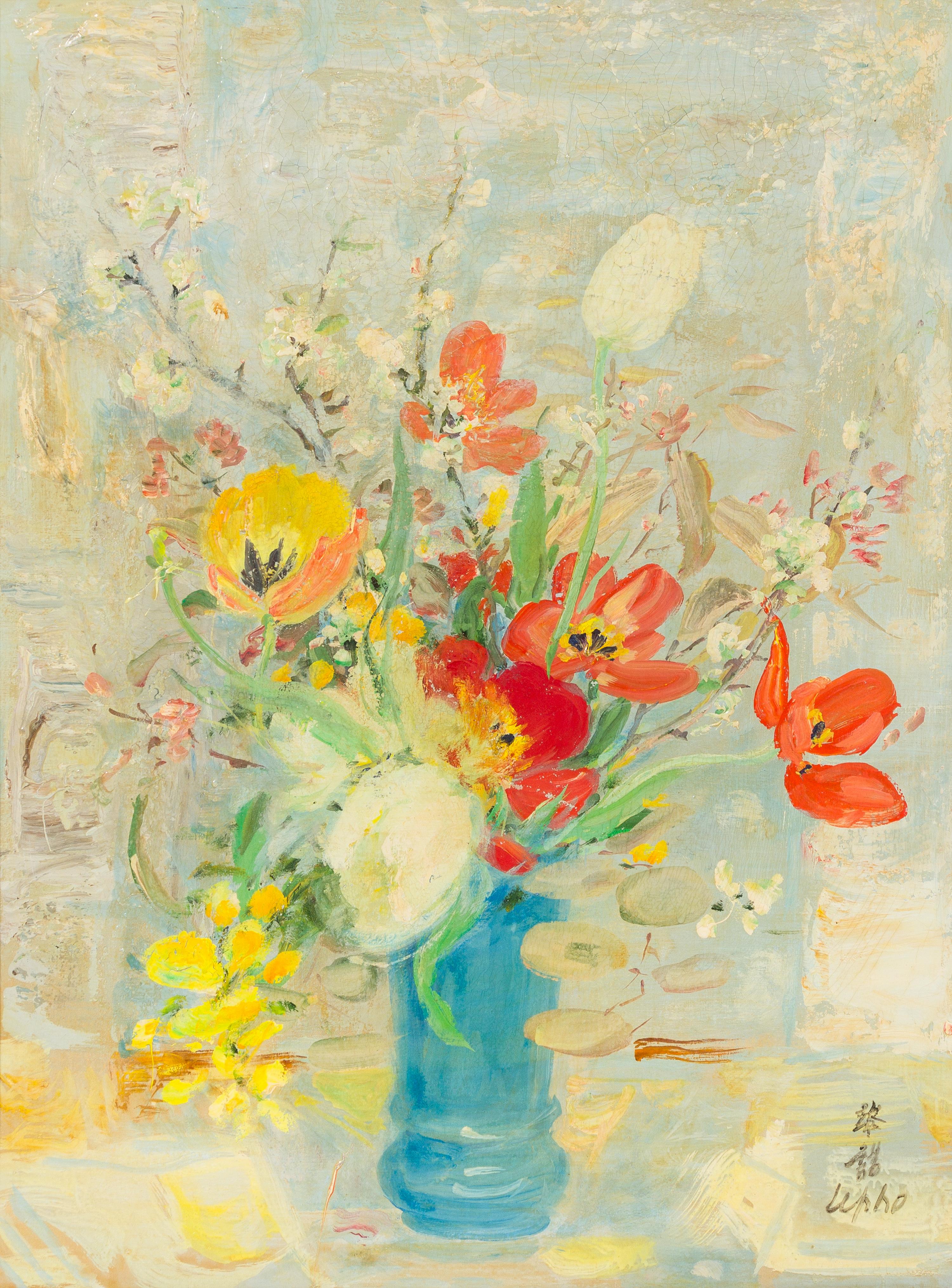 Le Pho, (French/Vietnamese, 1907-2001), Le vase bleu