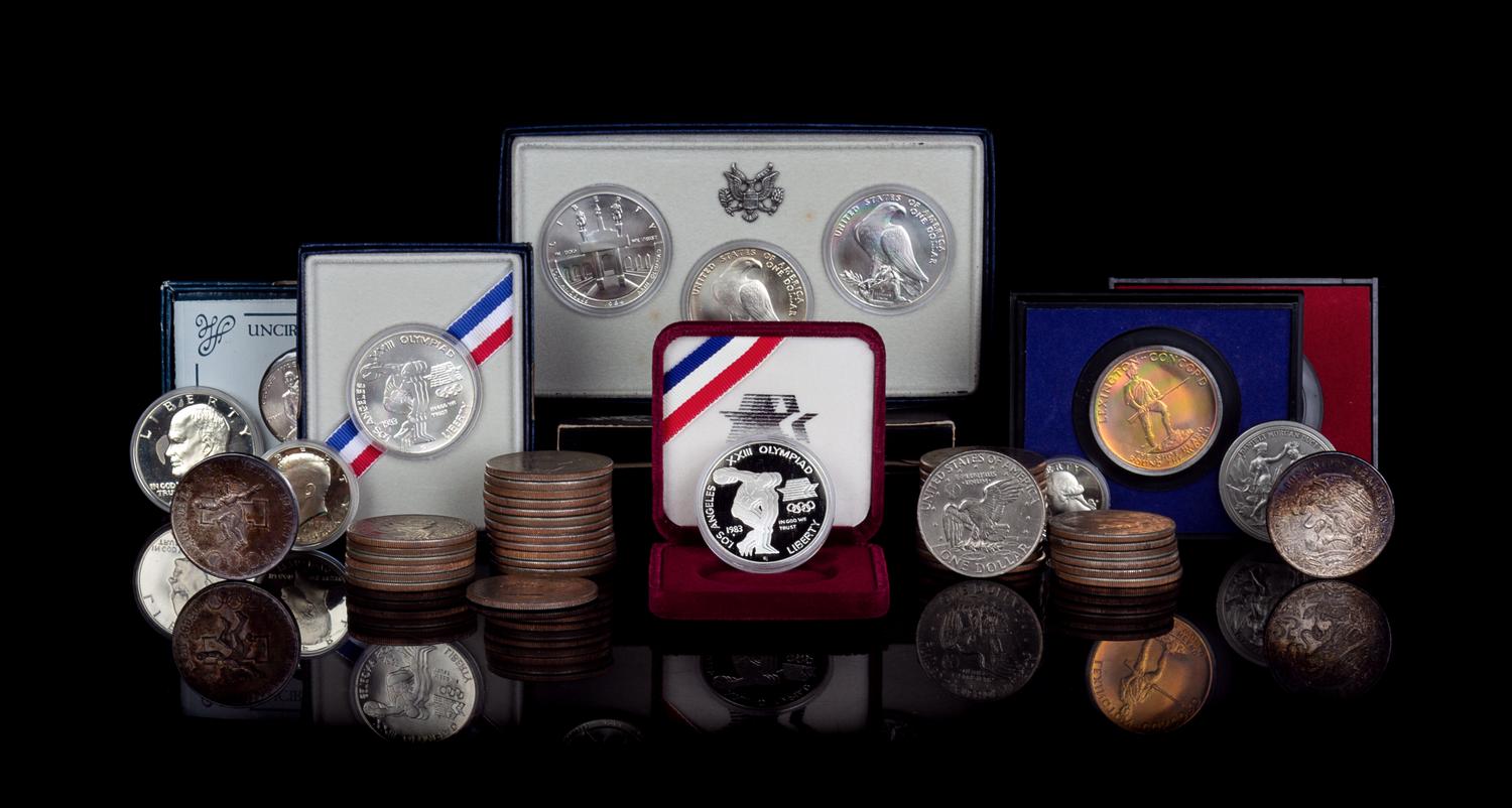 *A Collection of United States Commemorative Coins and Medals