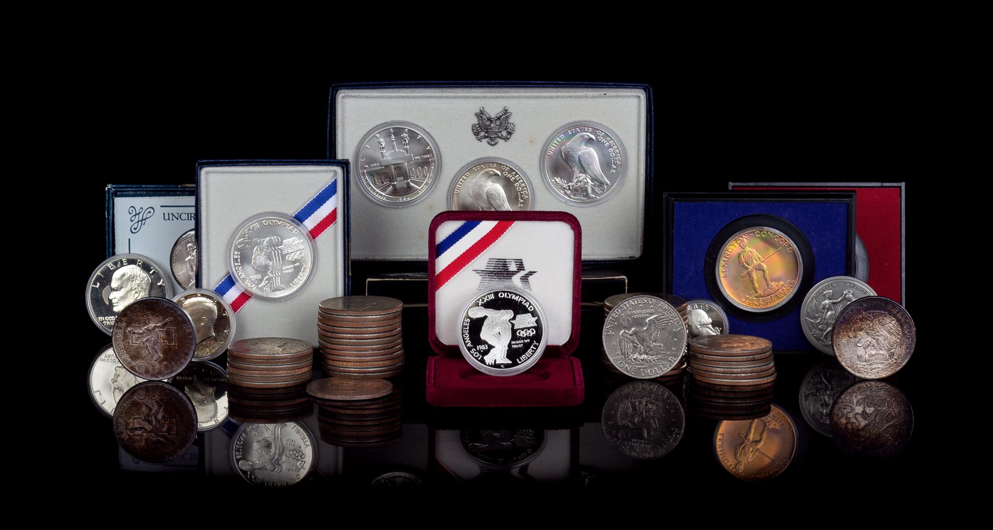 *A Collection of United States Commemorative Coins and Medals