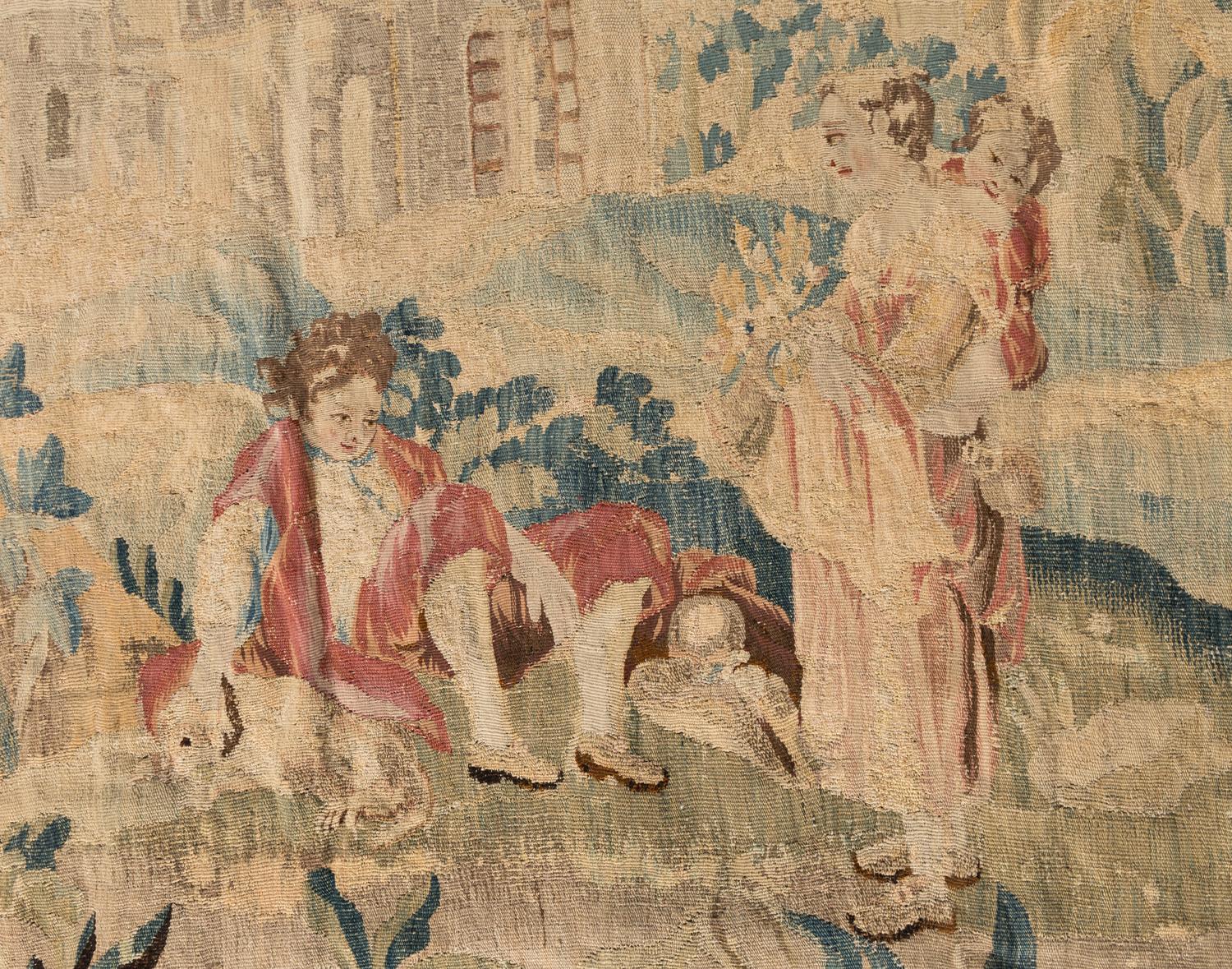An Aubusson Figural Tapestry