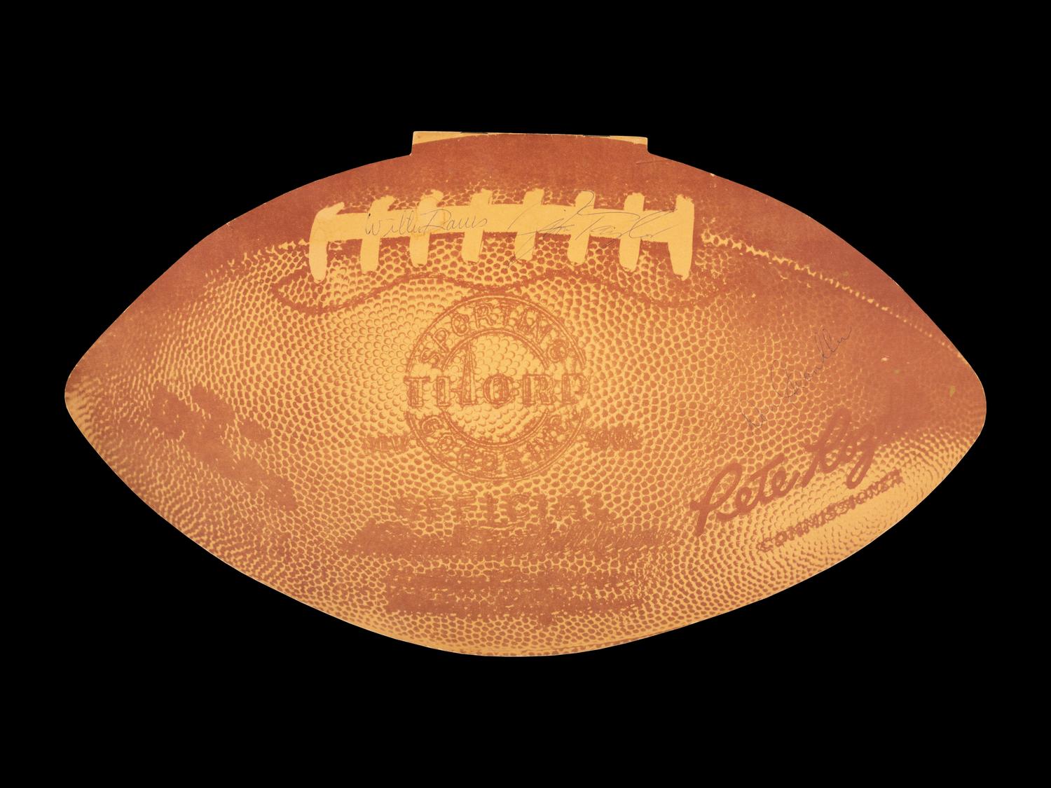 An Exceptional Vince Lombardi and Green Bay Packers Legends Multi Signed Autograph 1968 1,000 Yard Club Foundation Dinner Program (Beckett Authentication Services Letter BAS Certified),