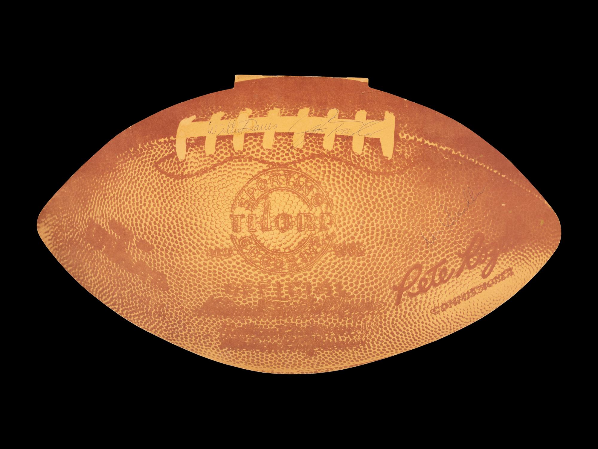 An Exceptional Vince Lombardi and Green Bay Packers Legends Multi Signed Autograph 1968 1,000 Yard Club Foundation Dinner Program (Beckett Authentication Services Letter BAS Certified),