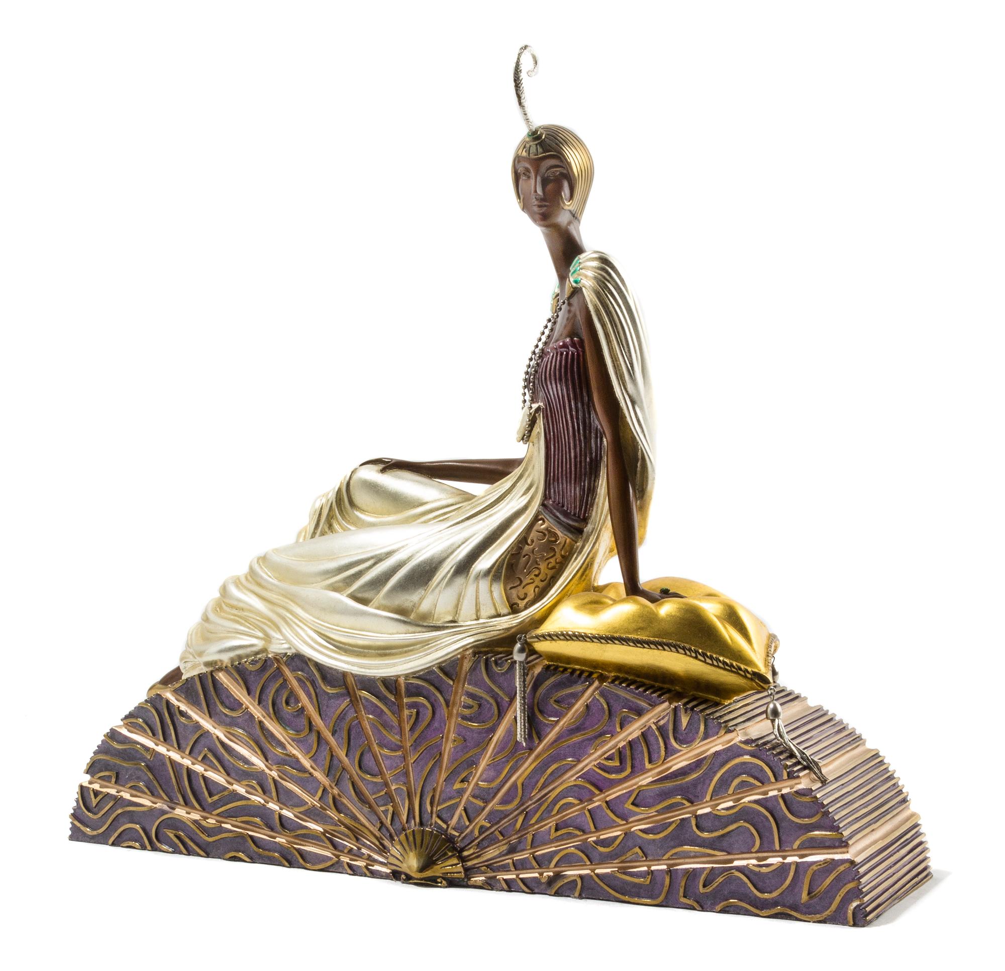 Erte (Romain de Tirtoff), (French, 1892-1990), King's Favorite, 1990