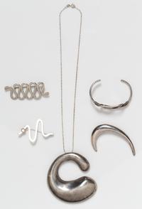 A Collection of Silver Jewelry, 58.70 dwts.