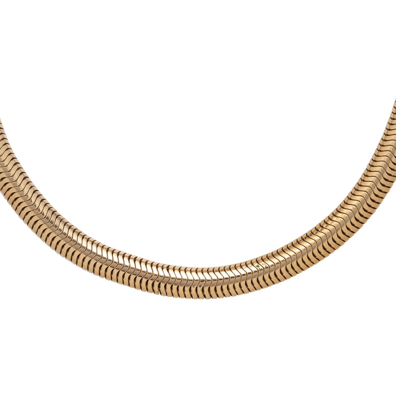 YELLOW GOLD NECKLACE