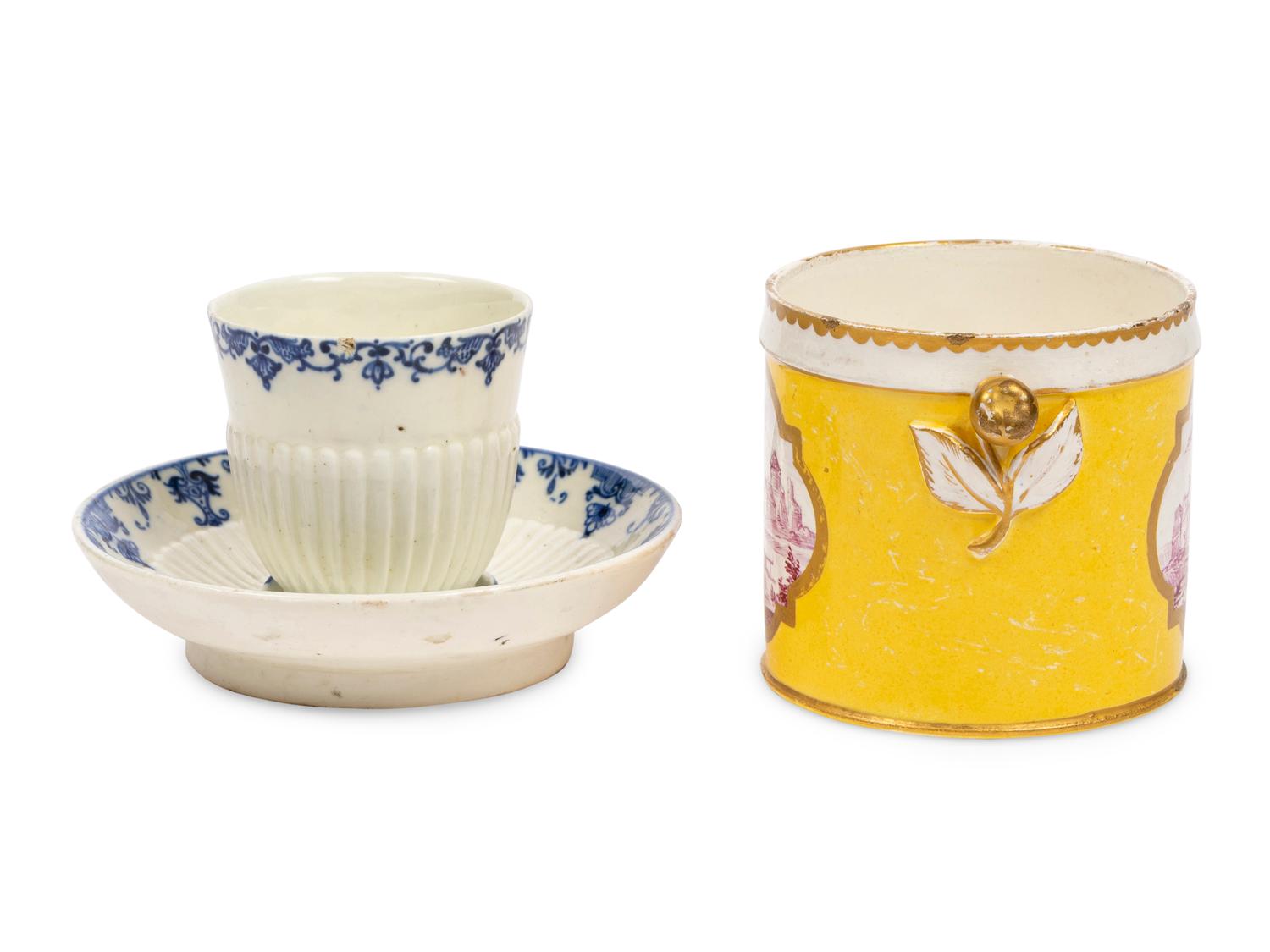 Three French Porcelain Articles