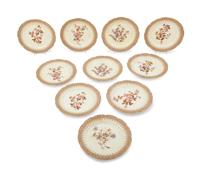 A Set of Twelve Royal Worcester Plates
