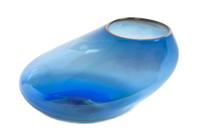 A Studio Glass Bowl Height 5 x width 11 1/2 x depth 10 inches.