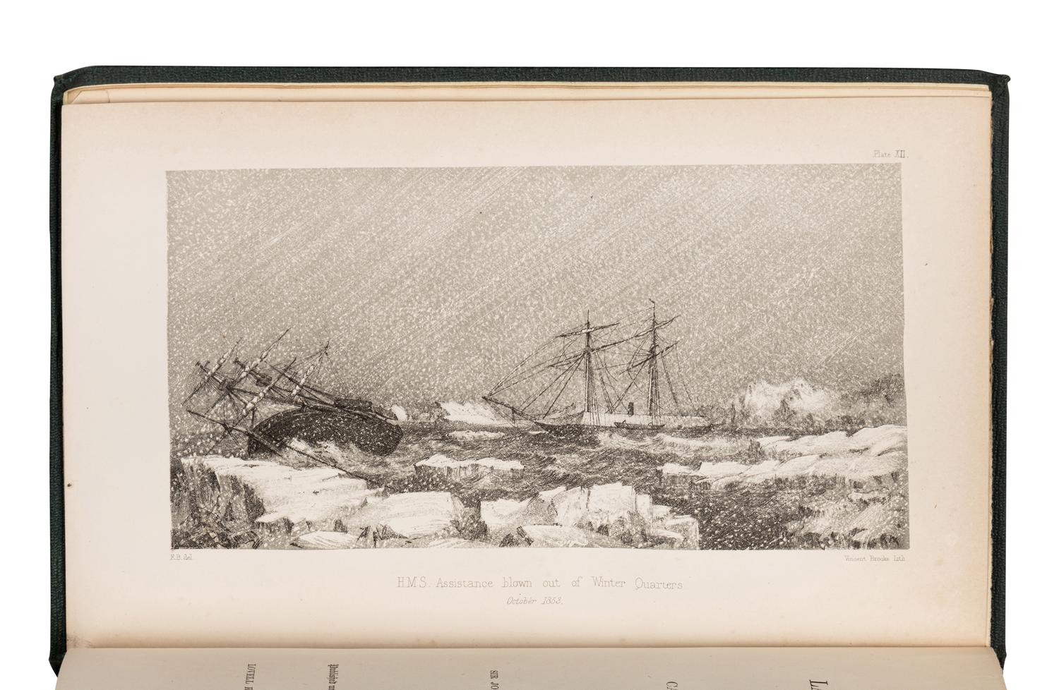 BELCHER, Edward, Sir (1799-1877). The Last of the Arctic Voyages; Being a Narrative of the Expedition of H.M.S. 'Assistance' ... in Search of Sir John Franklin...1852-53-54 . London: L. Reeve, 1855.