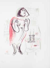 GROPPER, WILLIAM. The Shtetl. NY, 1960. Limited, signed.