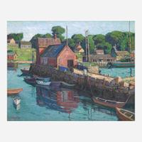 Fern Isabel Coppedge (American, 1883–1951) A Gloucester Fish Market