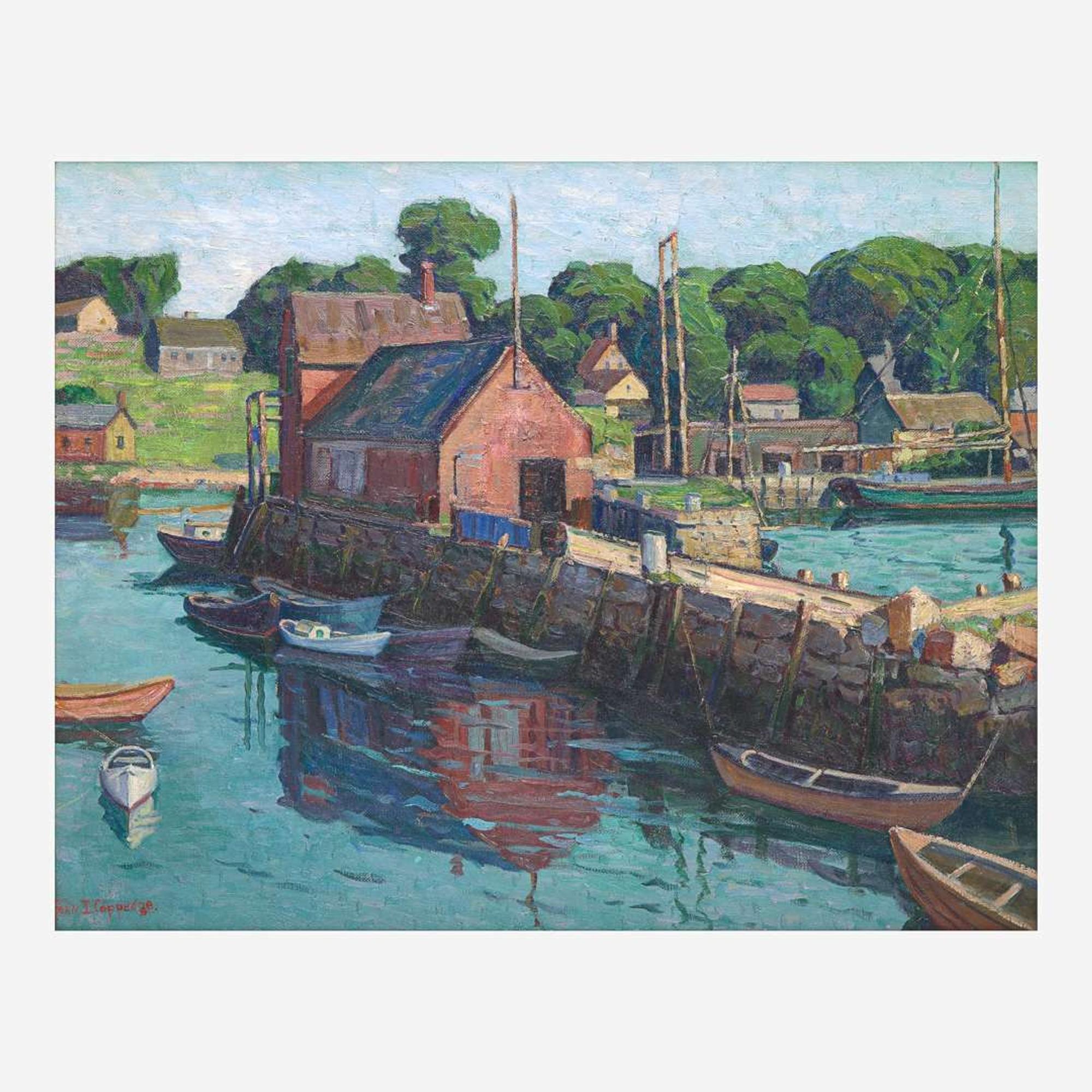 Fern Isabel Coppedge (American, 1883–1951) A Gloucester Fish Market
