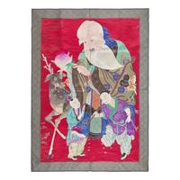 Five Chinese Embroidered Silk Panels, Late 19th-20th Century — 晚清-民國 綉片一組五幅